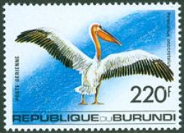 BURUNDI 1992 - Grand Pélican  - 1 V. - Pelicans