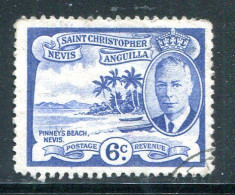 SAINT CHRISTOPHE-NEVIS-ANGUILLA- Y&T N°126- Oblitéré - San Cristóbal Y Nieves - Anguilla (...-1980)