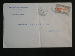 DK 16 GUADELOUPE   LETTRE   FENETRE  1938 BANQUE POINTE A PITRE   A  TROYES   FRANCE + +AFF. INTERESSANT+++ + - Lettres & Documents