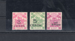 1884-87 BORNEO DEL NORD North Borneo Set * Overprinted - Borneo Septentrional (...-1963)