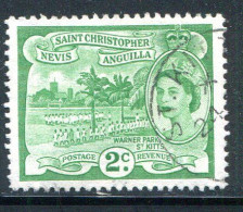 SAINT CHRISTOPHE-NEVIS-ANGUILLA- Y&T N°136- Oblitéré - St.Christopher-Nevis-Anguilla (...-1980)