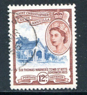 SAINT CHRISTOPHE-NEVIS-ANGUILLA- Y&T N°142- Oblitéré - St.Christopher, Nevis En Anguilla (...-1980)