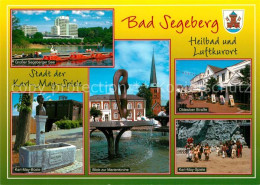 73178455 Bad Segeberg Grosser Segeberger See Karl May Bueste Denkmal Marienkirch - Bad Segeberg