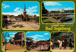 73178447 Bad Segeberg Platz Kirche Uferpartie Am See Bootsanleger Fussgaengerzon - Bad Segeberg