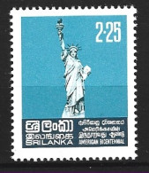 SRI LANKA. N°480 De 1976. Indépendance Des USA/Statue De La Liberté. - Indépendance USA