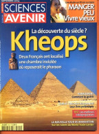 Sciences Et Avenir N° 691 Septembre 2004 Egypte Découverte Kheops , Manger Peu , Ronflement , Nouvelle Tour Manhattan - Scienze