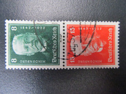 DR-ZD Nr. S36, 1927, Hindenburgspende, Gestempelt, Mi 40€ *DEL332* - Postzegelboekjes & Se-tenant