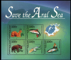 Kirgisien Kirgisistan 1996 - Mi.Nr. Block 17 - Postfrisch MNH - Tiere Animals - Kirgisistan