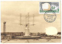 Pleumeur Bodou, Station De Télécommunications Spatiales. Carte Maximum (A19p55) - Pleumeur-Bodou