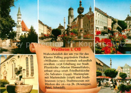 73177375 Weilheim Oberbayern Altstadt Kirche Brunnen Marktplatz Chronik Weilheim - Weilheim