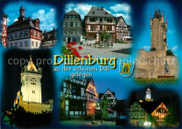 73177372 Dillenburg Historische Altstadt Fachwerkhaeuser Wilhelmsturm Oraniensta - Dillenburg