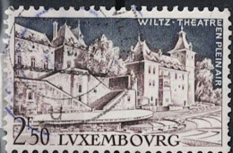 Luxemburg - Freilichtbühne Vor Schloss Wiltz (MiNr: 593) 1958 - Gest Used Obl LESEN - Oblitérés