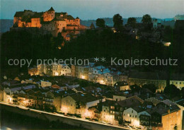 73177331 Burghausen Salzach Altstadt Burg Nachtbeleuchtung Burghausen Salzach - Burghausen