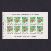 FINLAND 1991, Mi# 1129, Rowan, Plants, Booklet Pane, Self Adhesive - Ongebruikt