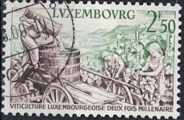 Luxemburg - Weinlese An Der Mosel (MiNr: 594) 1958 - Gest Used Obl LESEN - Used Stamps