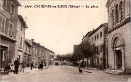 Orliénas Canton De Mornant La Place Rhône 69530 N°2806 Cpa Non Ecrite Au Dos En B.Etat - Autres & Non Classés