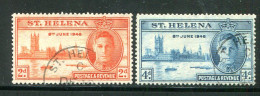 SAINTE-HELENE- Y&T N°110 Et 111- Oblitérés - Sint-Helena