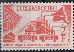 Luxemburg - Vier Jahre Montanunion (MiNr: 552) 1956 - Gest Used Obl - Gebruikt