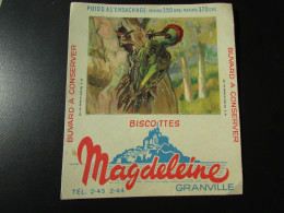 Buvard "Biscottes MAGDELEINE" - Bizcochos