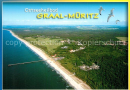 73157172 Graal-Mueritz Ostseebad Fliegeraufnahme Seeheilbad Graal-Mueritz - Graal-Müritz