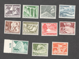 SWITZERLAND......1949:Michel 530-40 Mnh** - Unused Stamps