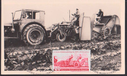 MC Landwirtschaftsausstellung Markkleeeberg Foto Mit Rübenvollerntemaschine - Cartas Máxima