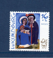 Luxembourg, **, Yv 1385 , Mi 1435, SG 1457, Noël 1997, - Ongebruikt