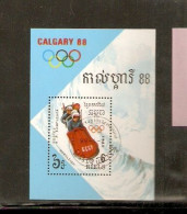 KAMPUCHEA CALGARY OLIMPIC GAME 88 BOBSLED - Wintersport (Sonstige)