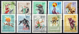 Hongrie 1965 Mi 2141-50 (Yv 1744-53), Obliteré - Used Stamps