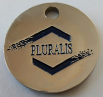 Jeton De Caddie - PLURALIS - En Métal - Neuf - (1) - - Moneda Carro