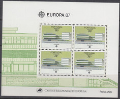 PORTUGAL MADEIRA Block 8, Postfrisch **, Europa CEPT: Moderne Architektur 1987 - Madère