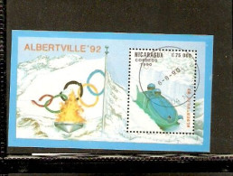 NICARAGUA BOBSLED ALBERTVILLE 1992 - Wintersport (Sonstige)