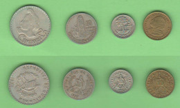 GUATEMALA 1 + 5 + 10 + 25 Centavos Central America - Guatemala