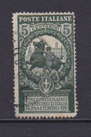 ITALIE 1911 TIMBRE N°89 OBLITERE LIBERTE - Oblitérés