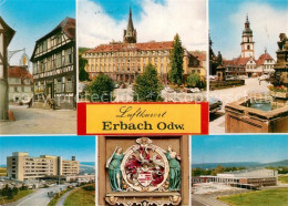 73156477 Erbach Odenwald Rathaus Schloss Brunnen Wappen Teilansichten Erbach Ode - Erbach