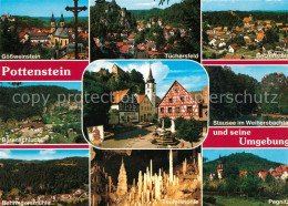 73156442 Pottenstein Oberfranken Goessweinstein Tuechersfeld Betzenstein Stausee - Pottenstein