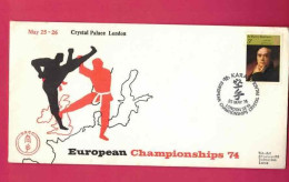 Lettre De 1974 D' Angleterre - Championnat D' Europe - Ohne Zuordnung