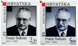 51310 MNH CROACIA 1999 EN MEMORIA DEL PRESIDENTE FANJO TUDMAN - Croazia