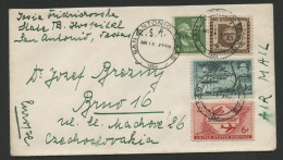 01263*USA*SAN ANTONIO*TEXAS To CZECHOSLOVAKIA*AIRMAIL COVER*1954 - Lettres & Documents