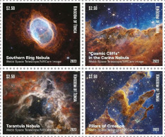 2023-04 - TONGA- WEB SPACE TELESCOPE            4V  MNH** - Andere & Zonder Classificatie