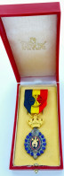Médaille Décoration Civile. Habileté Moralité. Avec Rosace Et écrin - Profesionales / De Sociedad