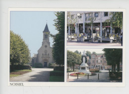 Noisiel Multivues : église Du Vieux Pays, Gnty-Presse, Place Luzard Et Place Mairie (877/09/1996 Dataplume) - Noisiel