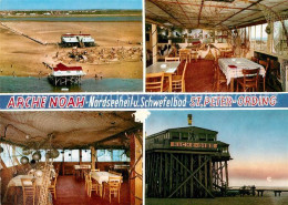 73155449 St Peter-Ording Fliegeraufnahme Arche Noah Restaurant St. Peter-Ording - St. Peter-Ording