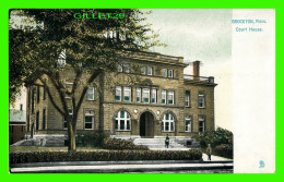 BROCKTON, MA - COURT HOUSE - TRAVEL IN 1909 -  RAPHAEL TUCK & SONS - RAPHOTYPE - - Autres & Non Classés