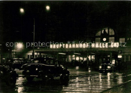 73155312 Halle Saale Hauptbahnhof Bei Nacht Halle - Halle (Saale)