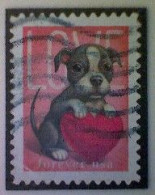 United States, Scott #5746, Used(o), 2023, Love Stamp: Puppy And Heart, (60¢) - Used Stamps