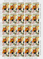 TURKEY - 100th ANNIVERSARY OF THE BIRTH OF DENKTASH - FOUNDING PRESIDENT OF TRNC -  27th JANUARY 2024 - FULL SHEET - FDC