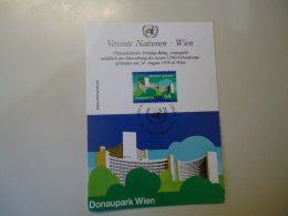 UNITED NATIONS   MAXIMUM CARDS VIENA 1979 - Maximumkarten