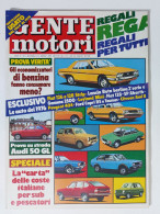 43985 GENTE MOTORI 1975 A. IV N. 9 - FIAT 126 E 128; Audi 50 GL; Peugeot 404 - Motoren