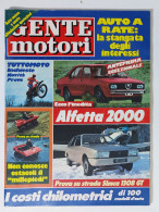 43988 GENTE MOTORI 1976 A. V N. 2 - Alfetta 2000; Simca 1308 GT; TuttoMoto - Motoren